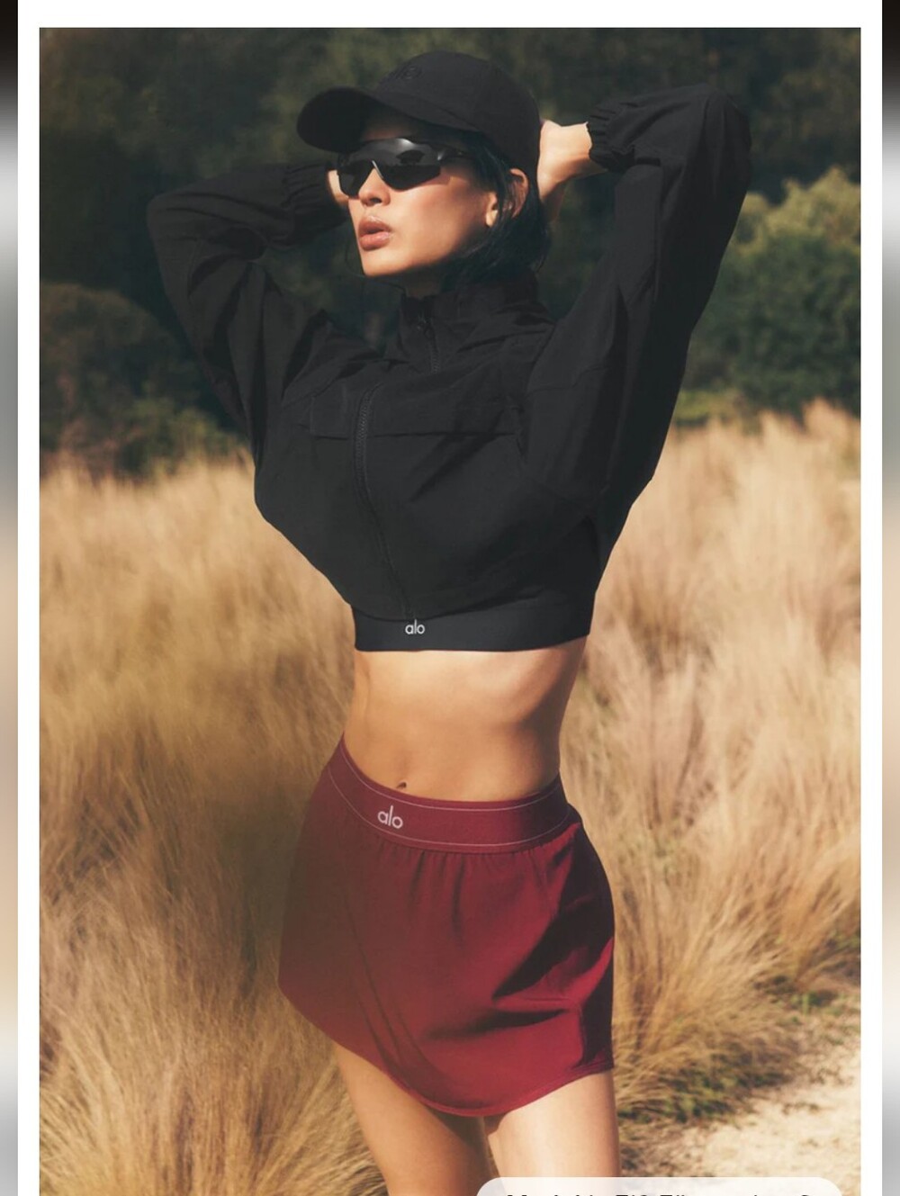 ALO Yoga Women's Match Point Skirt Sold Out Summer Romance Red ♥️